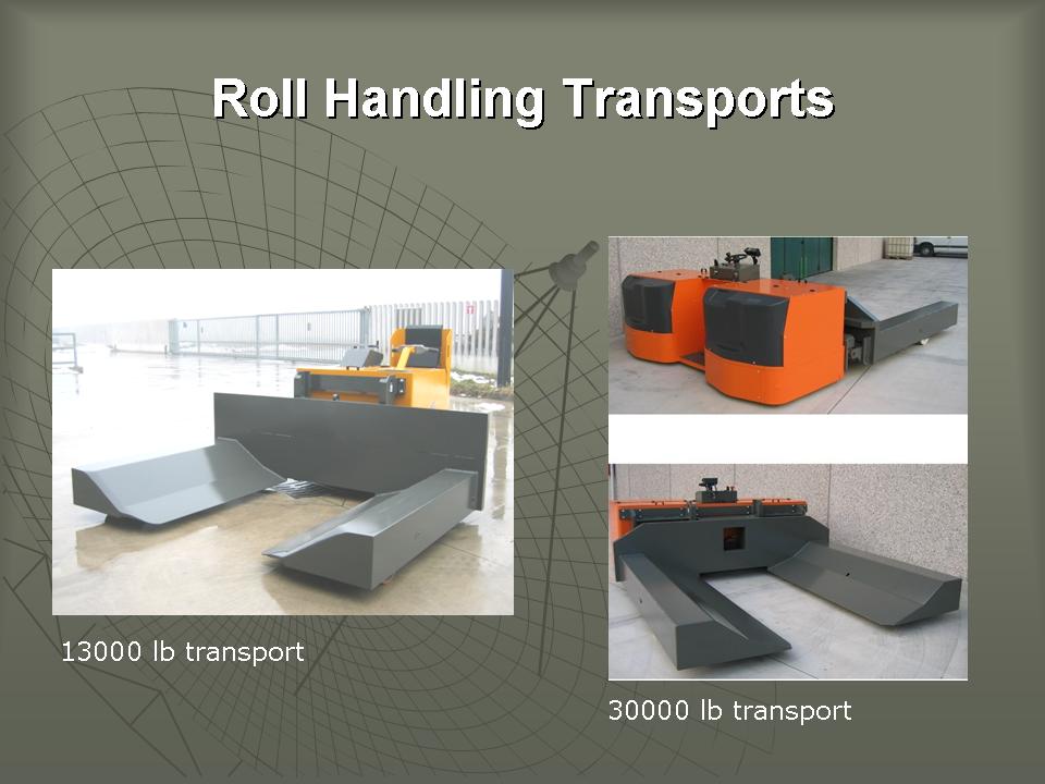 Roll handlers up to 30,000 lbs